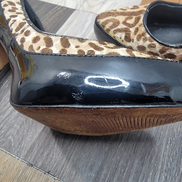 Women's 5.5M Marigold Leather Heels - Picture 6 of 11